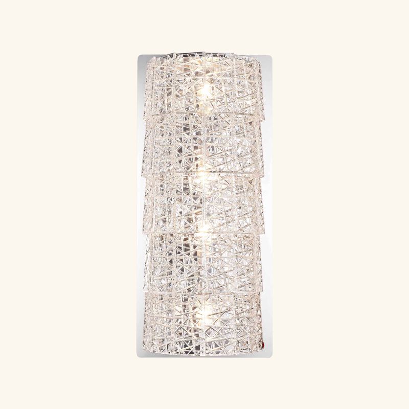 baccarat tuile de cristal wall light