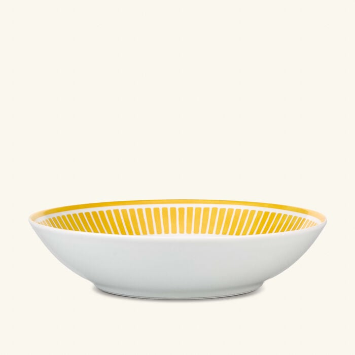 Malmaison Riviera Soup-Cereal Pasta Bowl Round Yellow 19 cm christofle malmaison riviera soup cereal pasta bowl round yellow 19 cm
