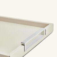 Victor Tray Rectangular Medium White giobagnara victor tray rectangular medium white