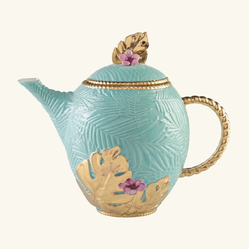 villari acapulco milk pitcher blue
