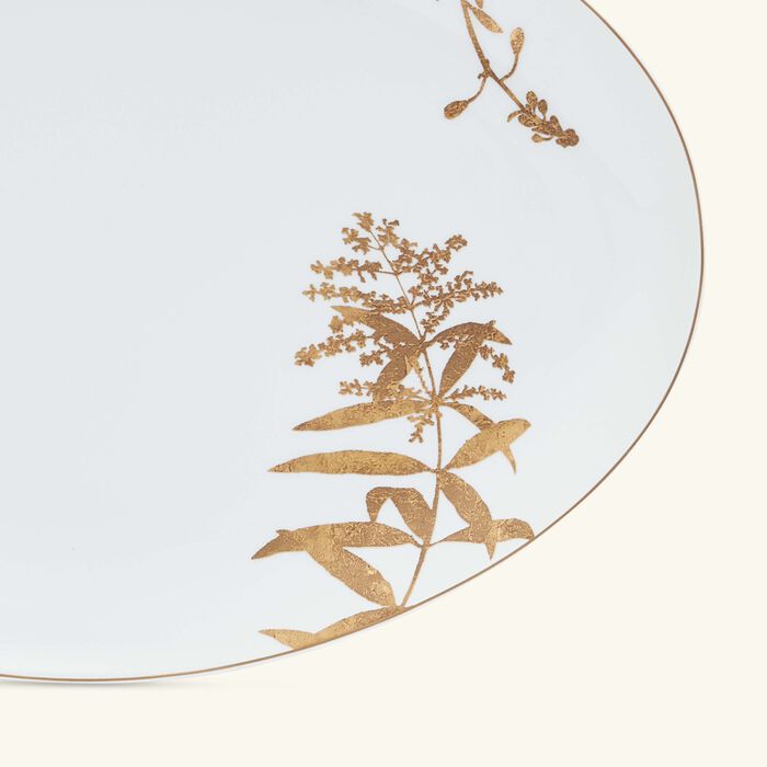 برناردو طبق ضيافة فيجيتال أور بيضاوي باللون الذهبي 39 سم