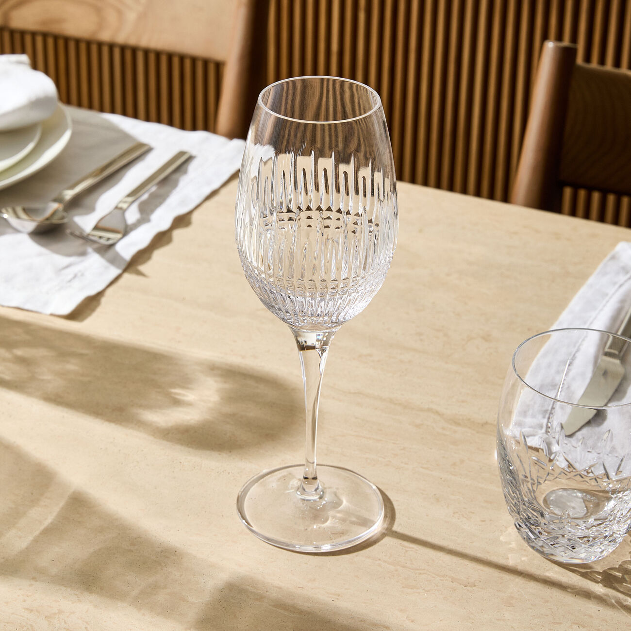 Lismore Diamond Essence Wine Glass Clear Set Of 2 waterford lismore diamond essence wine glass clear set of 2