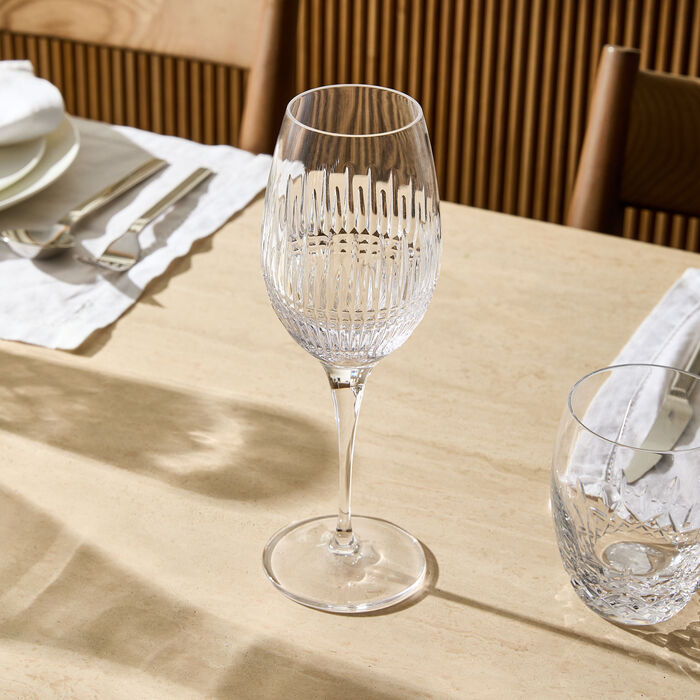 Lismore Diamond Essence Wine Glass Clear Set Of 2 waterford lismore diamond essence wine glass clear set of 2