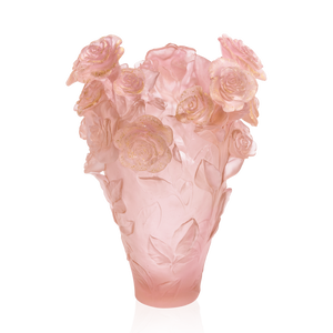 Rose Passion Pink And Gold Magnum Vase, medium