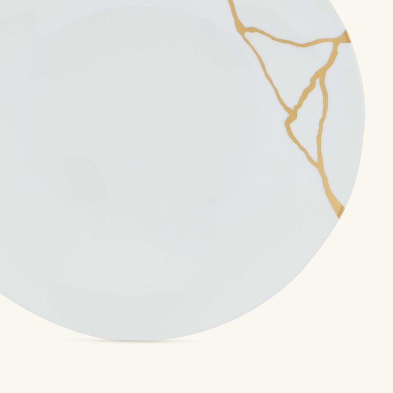 Kintsugi Dinner Plate Round White 27cm bernardaud kintsugi dinner plate round white 27cm
