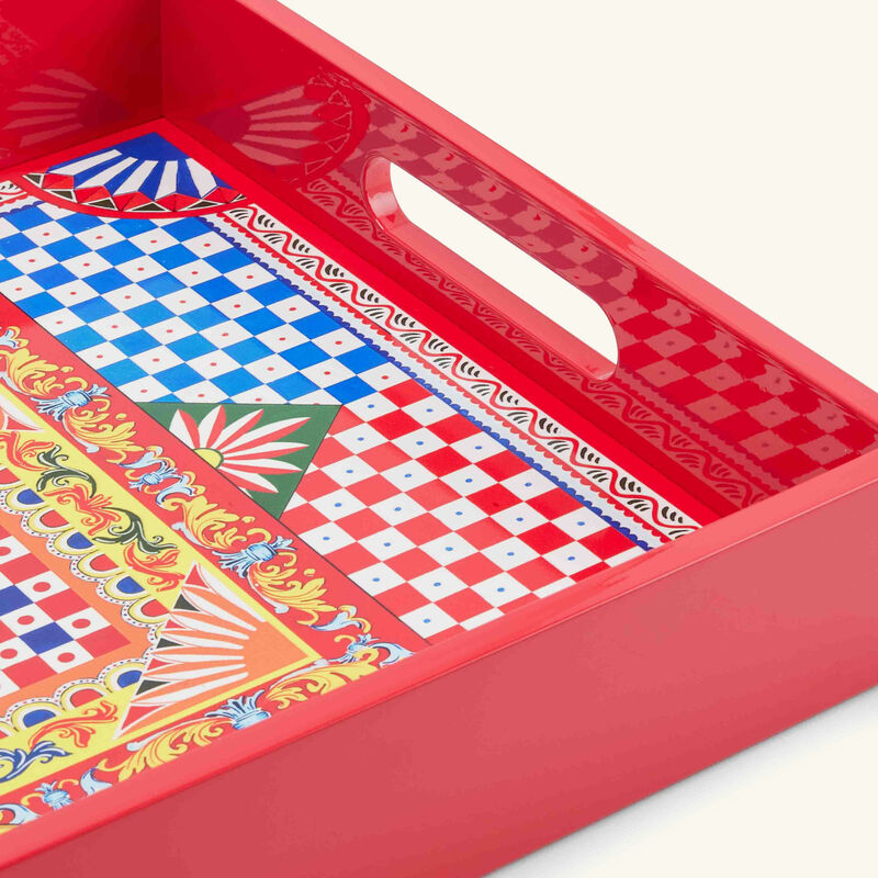 Carretto Tray Rectangular Large dolce gabbana casa carretto tray rectangular large