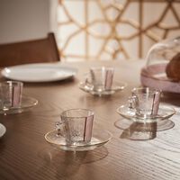 Nagham Coffee Cup Pink Set of 6 dimlaj nagham coffee cup pink set of 6