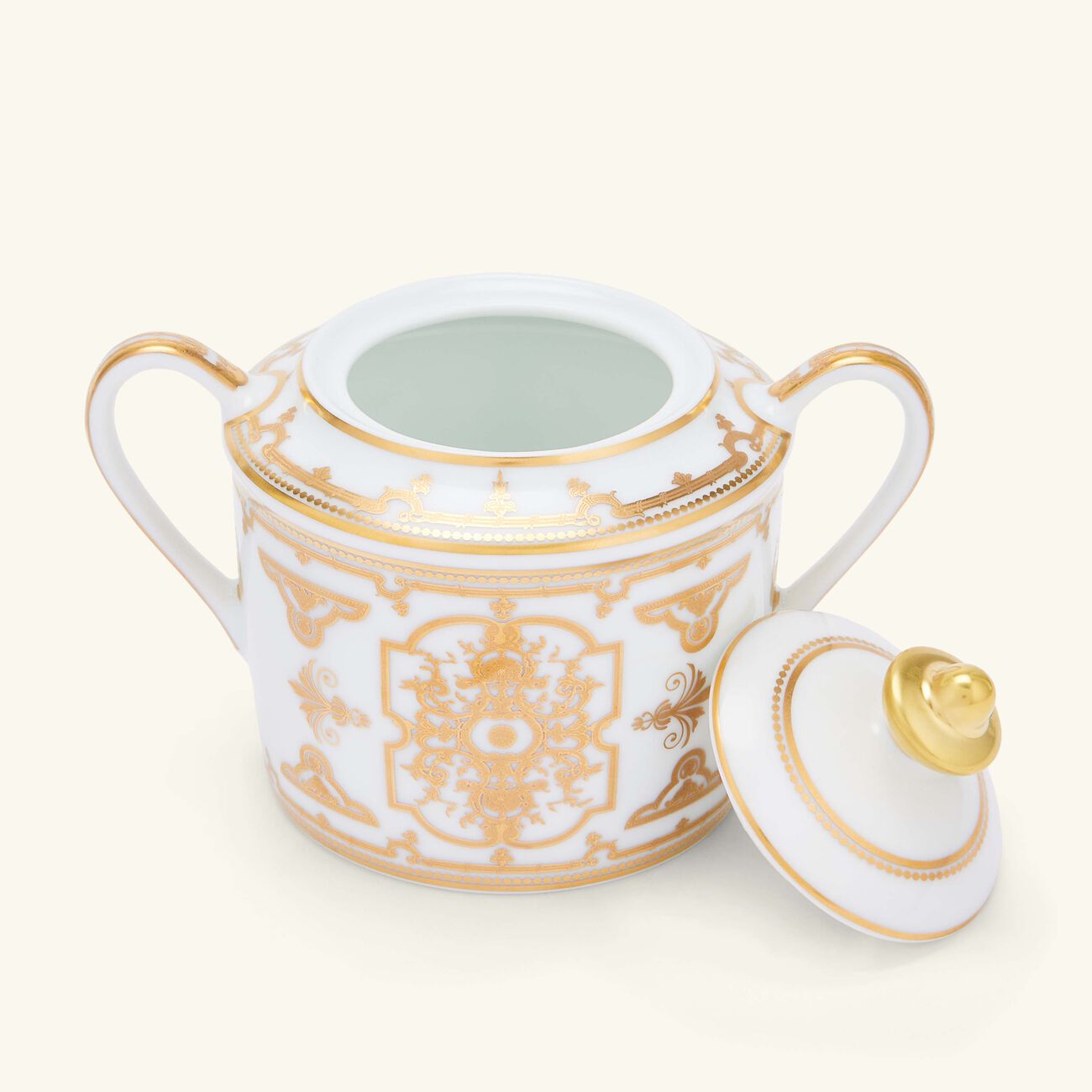 Aux Rois Sugar Bowl Gold bernardaud aux rois sugar bowl gold