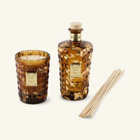 edion tobacco amber candle   diffuser set