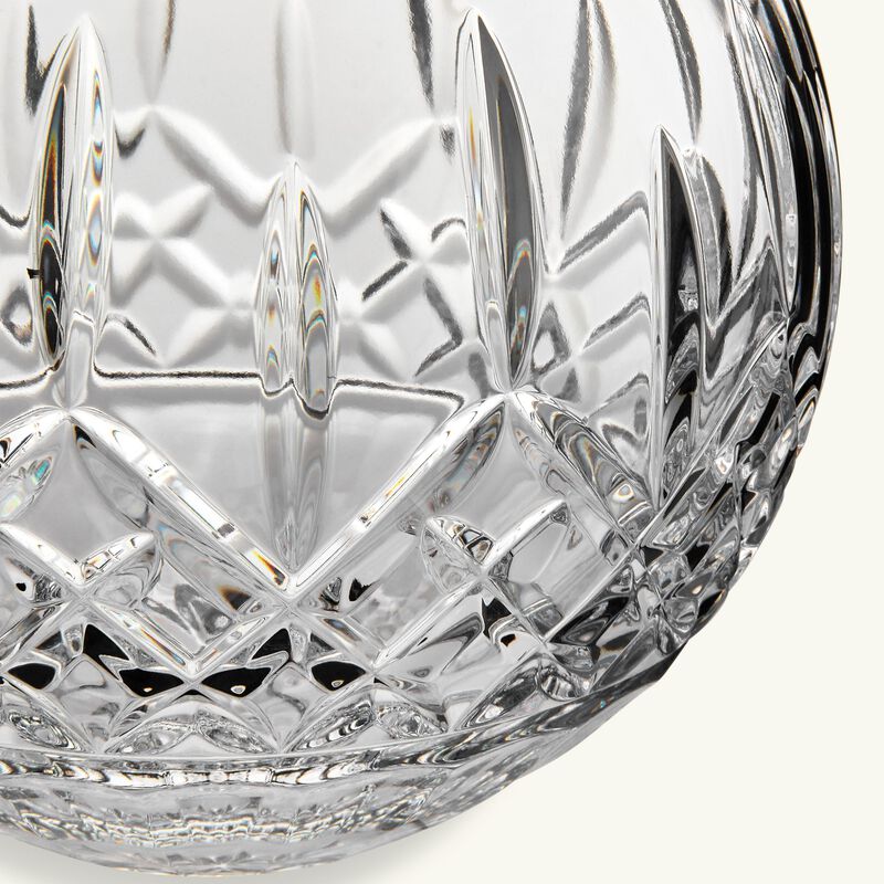 waterford lismore rose vase bowl medium clear
