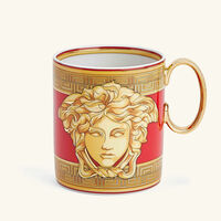Golden Coin Mug Red versace golden coin mug red