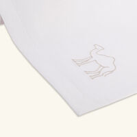 catherine denoual camel placemat white