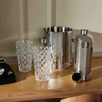 ralph lauren home thorpe ice bucket with tongs stainless steel