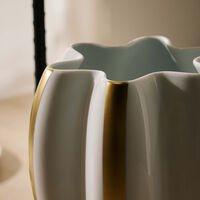 Domani Vase Medium Gold bernardaud domani vase medium gold
