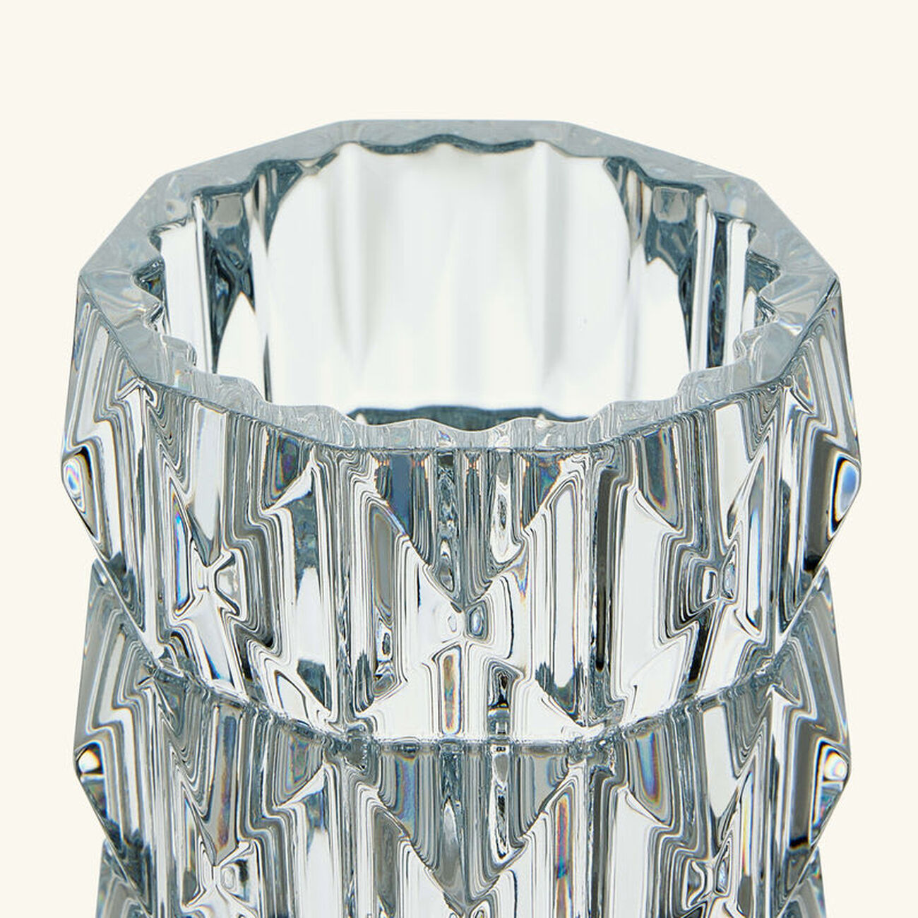 baccarat louxor vase round medium clear