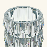 baccarat louxor vase round medium clear