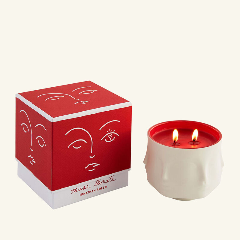 Muse Couleur Tomate Candle jonathan adler muse couleur tomate candle