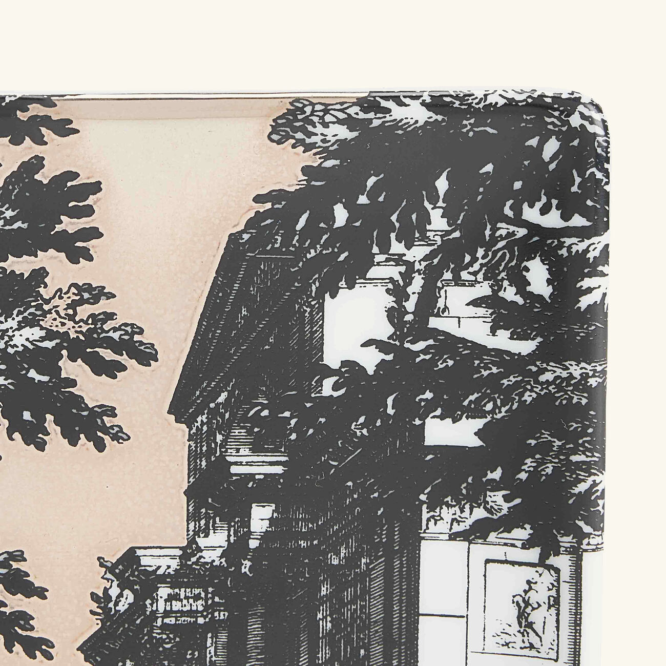 fornasetti giardino settecentesco ashtray rectangular small