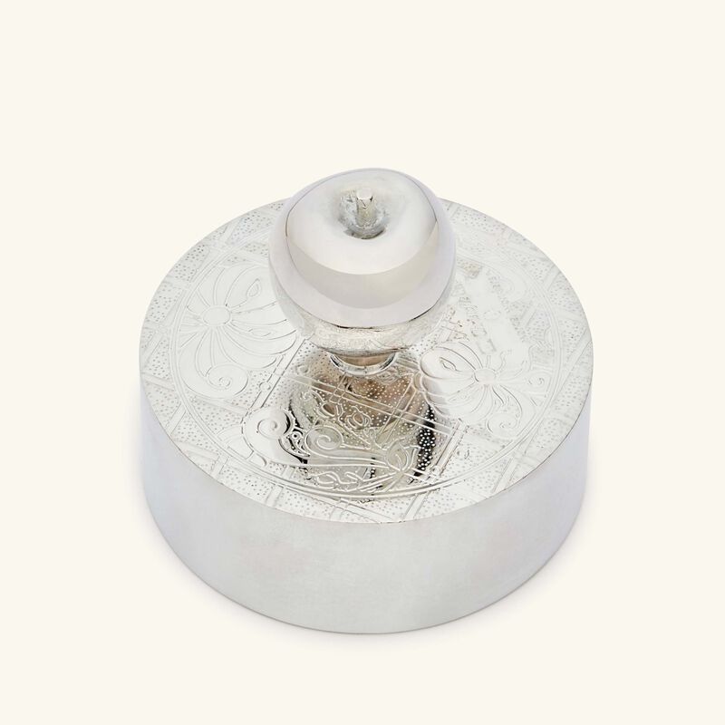 christofle jardin d eden paperweight silver plated