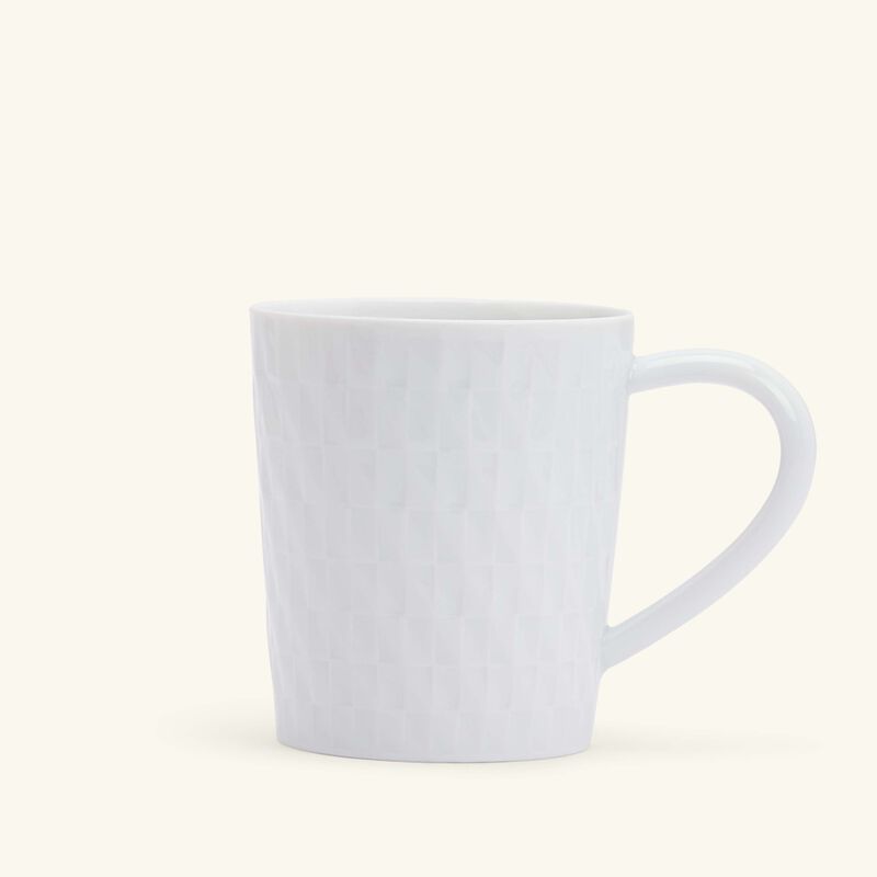 bernardaud twist blanc mug white