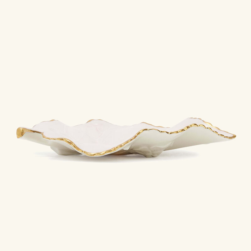 Autumn Mulberry Leaf Trinket Tray Small Pink villari autumn mulberry leaf trinket tray small pink