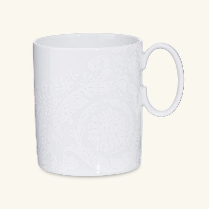 Barocco'92 Bianco Mug White versace barocco 92 bianco mug white