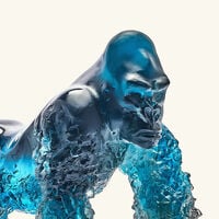 Gorrila Sculpture Medium Blue Limited Edition daum gorrila sculpture medium blue limited edition