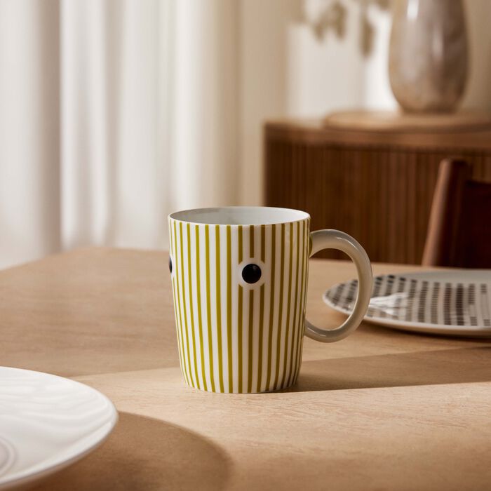 bernardaud delphos paros mug absinthe green