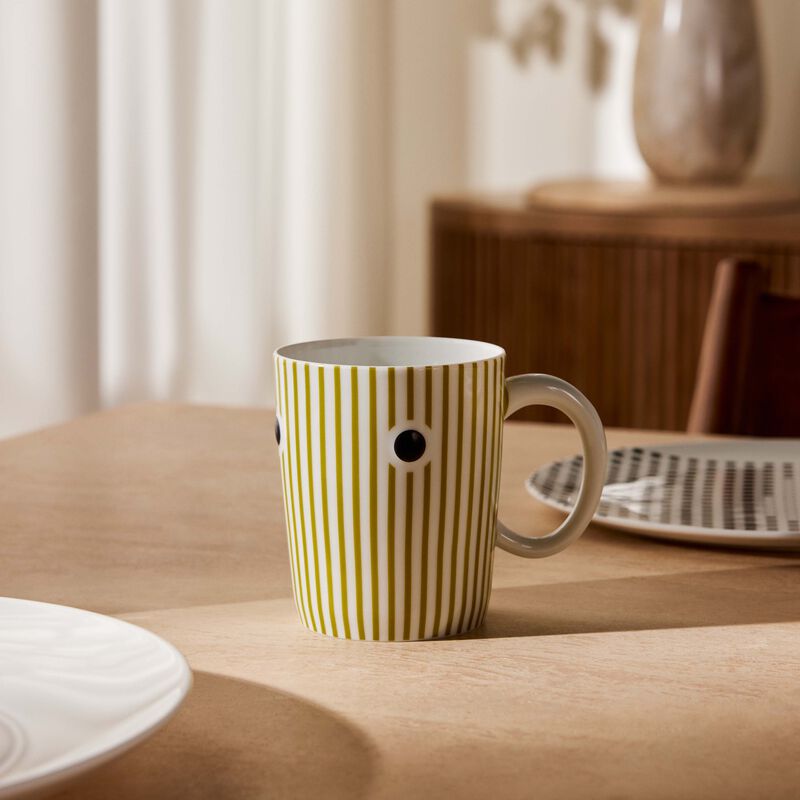 bernardaud delphos paros mug absinthe green