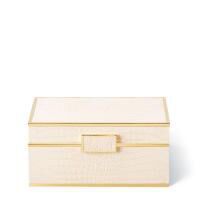 Classic Croc Leather Small Jewelry Box, small