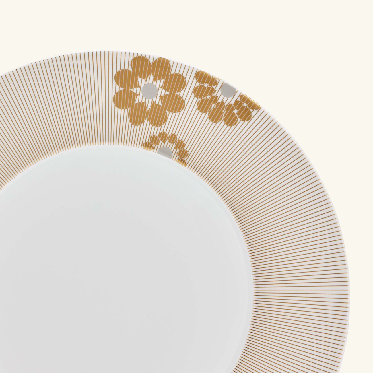 Dolce Vita Dinner Plate Round Gold 27cm bernardaud dolce vita dinner plate round gold 27cm