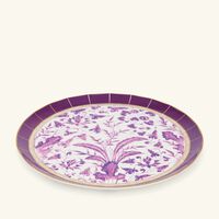 Prunus Serving Platter Round Purple bernardaud prunus serving platter round purple