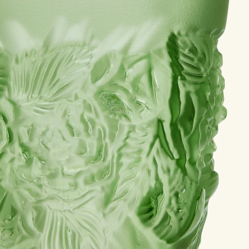 Pivoines Vase Mini Green lalique pivoines vase mini green