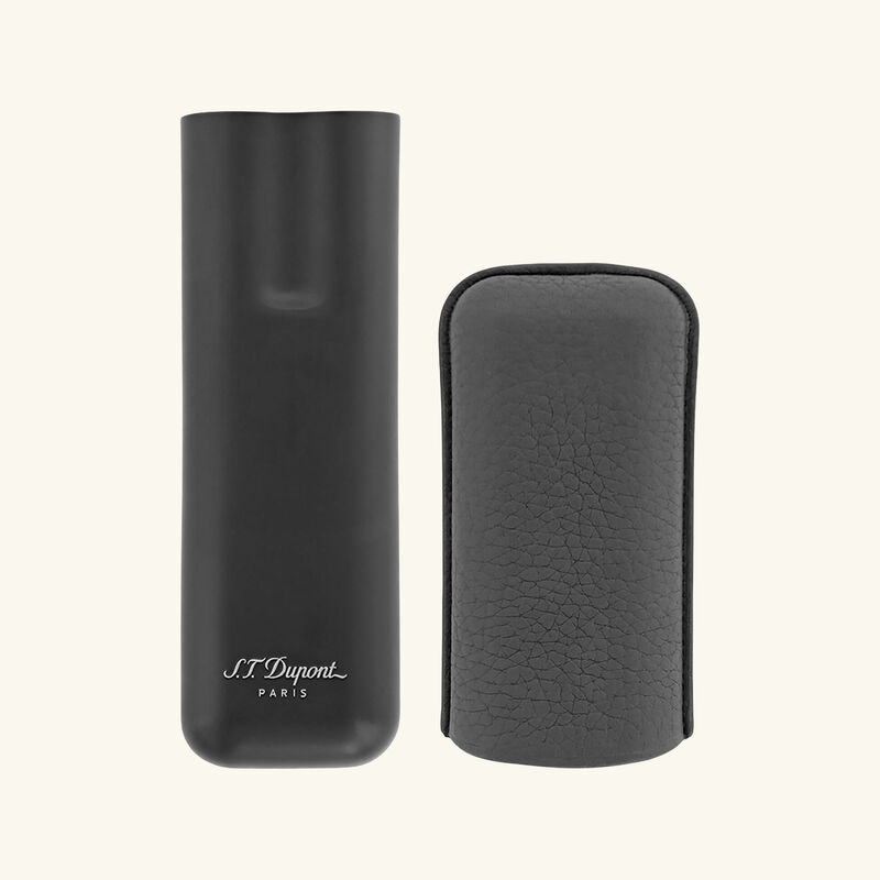 st dupont double cigar case black