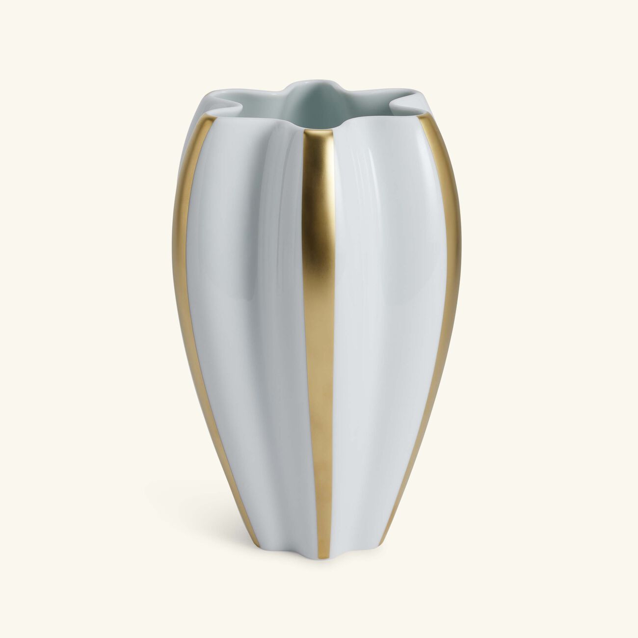 Domani Vase Medium Gold bernardaud domani vase medium gold