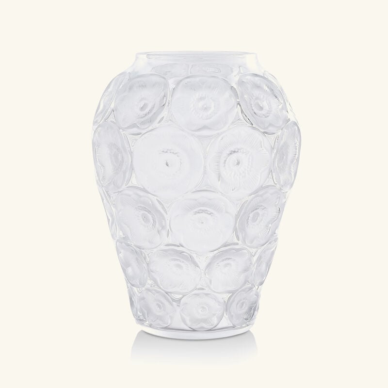 Anmones Vase Medium Clear lalique anmones vase medium clear