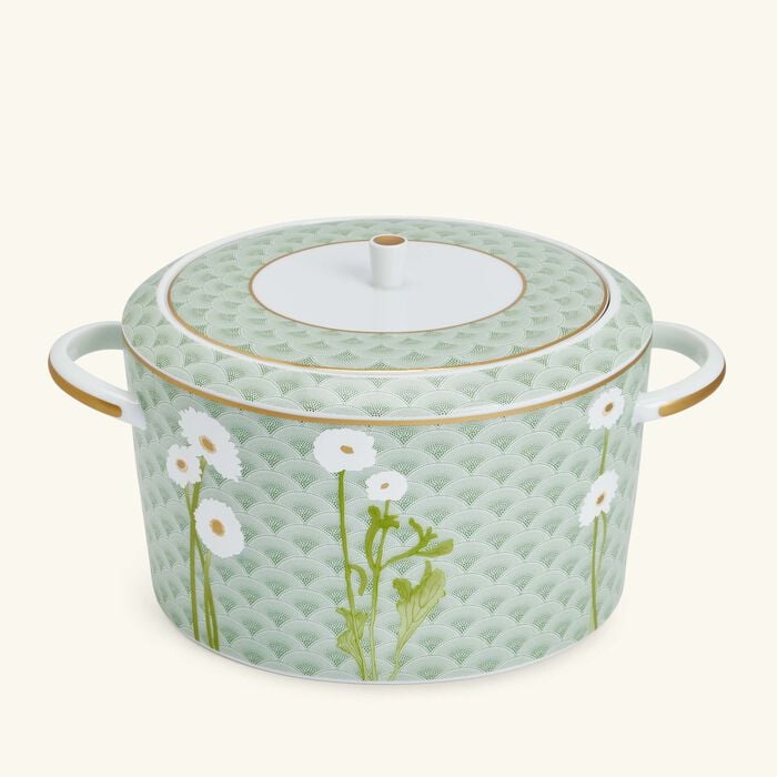 Praiana Soup Tureen Green bernardaud praiana soup tureen green