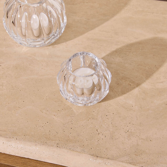 mario cioni   c votive candle holder clear small