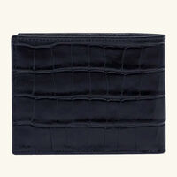 Croco Dandy Leather Wallet Black st dupont croco dandy leather wallet black