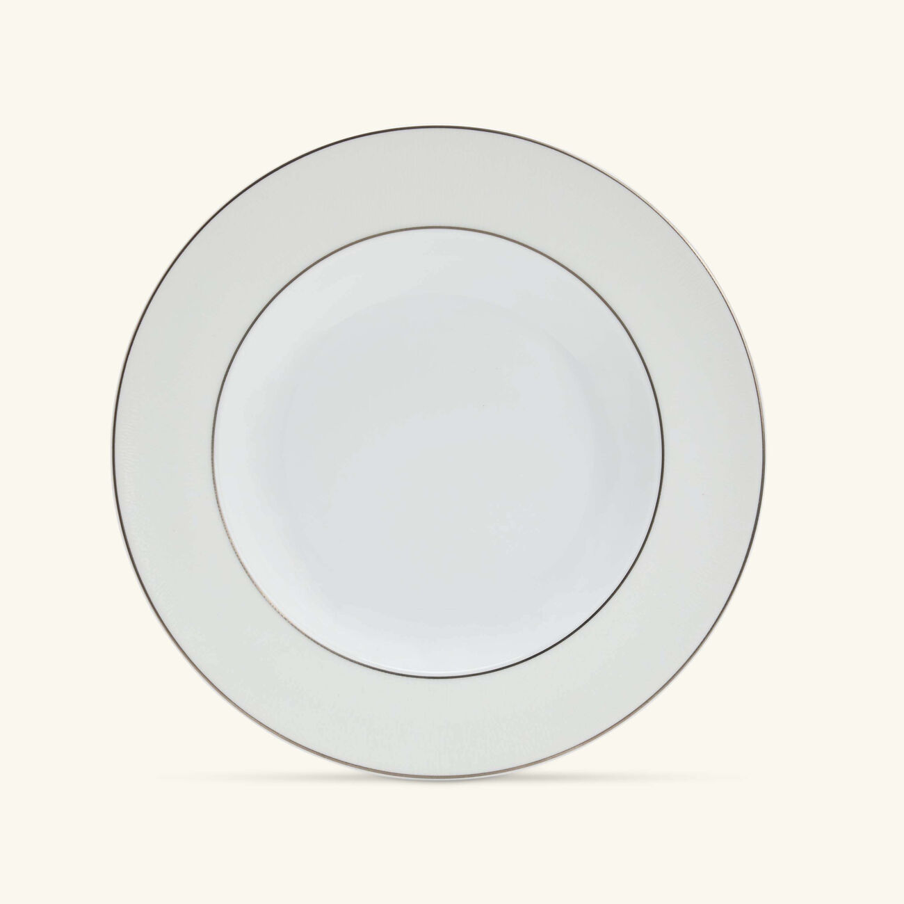 bernardaud dune soup plate round white 19cm