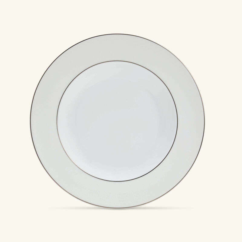 bernardaud dune soup plate round white 19cm