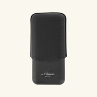 st dupont triple cigar case black