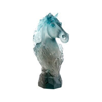 حصان الشطرنج كافالكاد باللون الأزرق المائل للرمادي- إصدار محدود, small