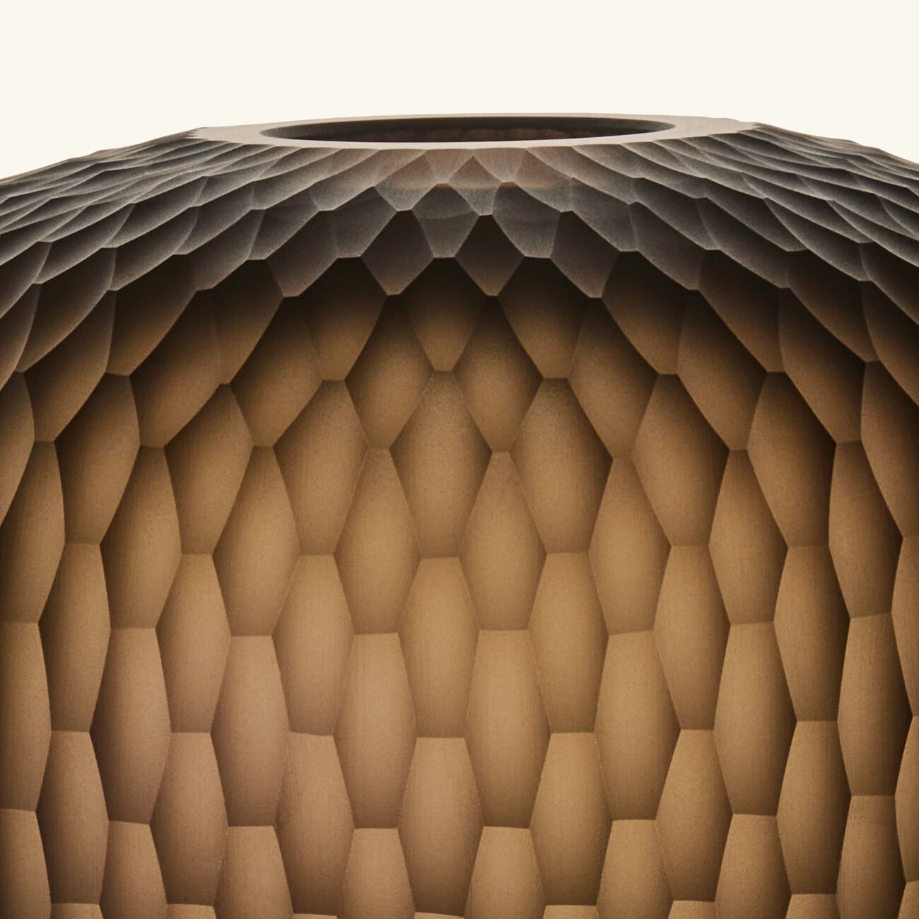 روكل مزهرية ميتامورفوسيس مستديرة صغيرة باللون الأسود الدخاني