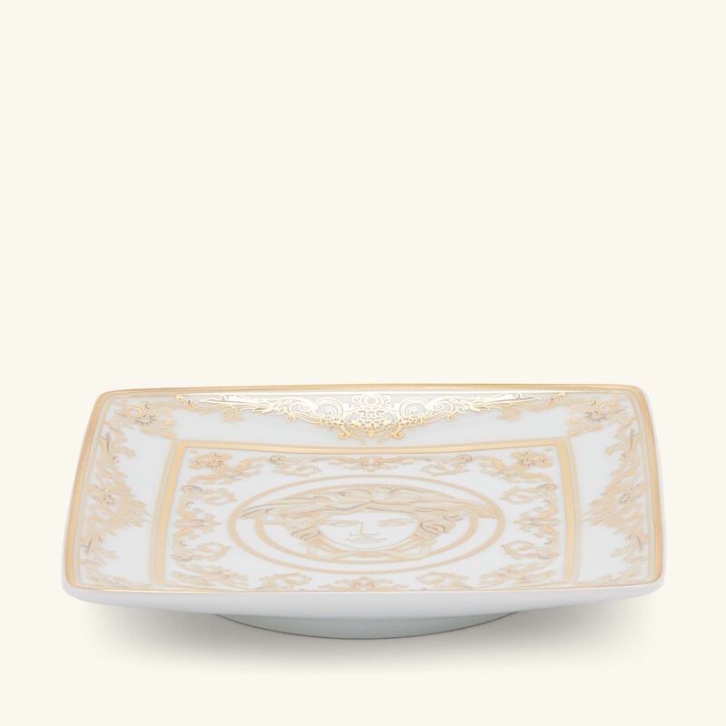 Medusa Gala Trinket Tray White 12cm versace medusa gala trinket tray white 12cm