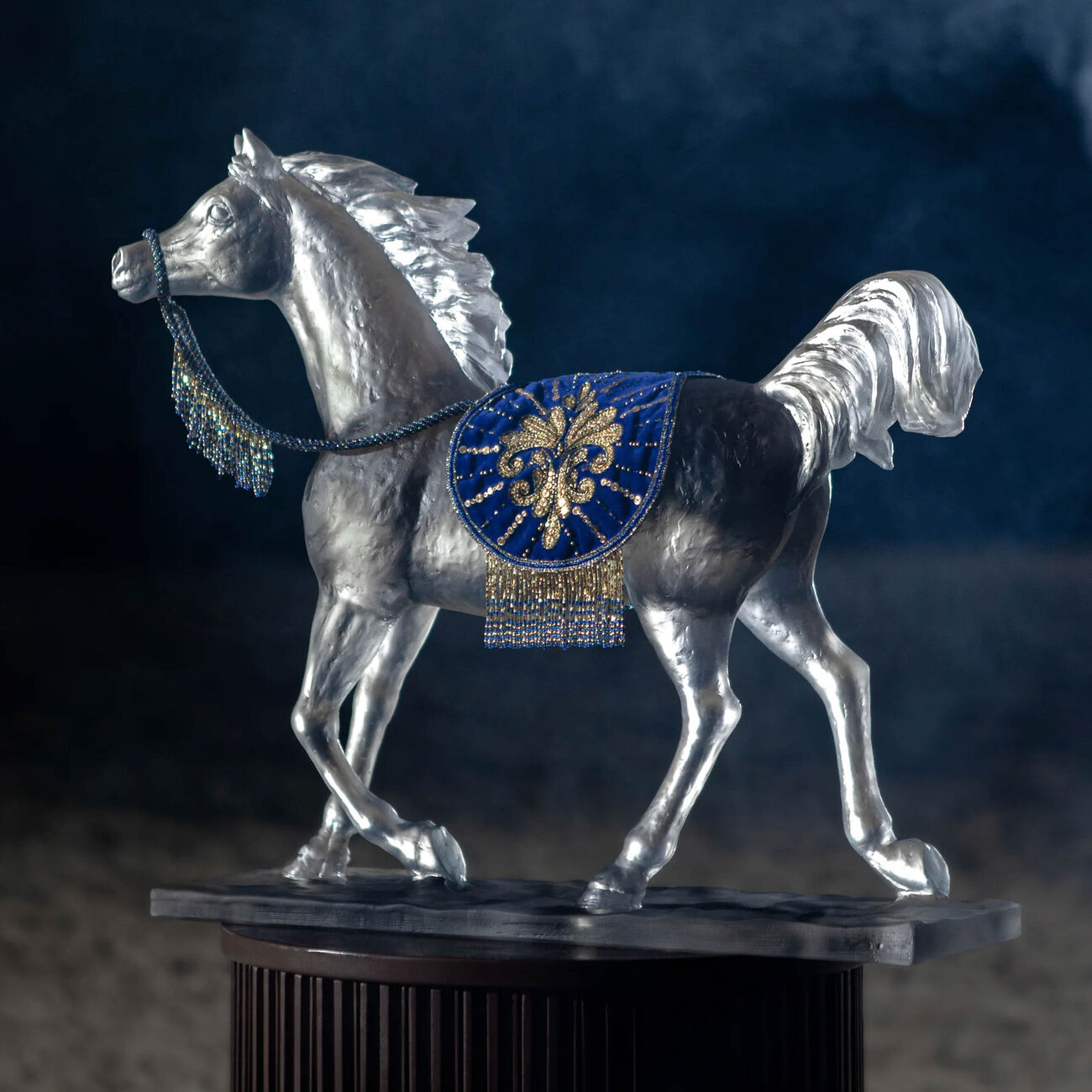 daum the majestic imperial horse sculpture large white