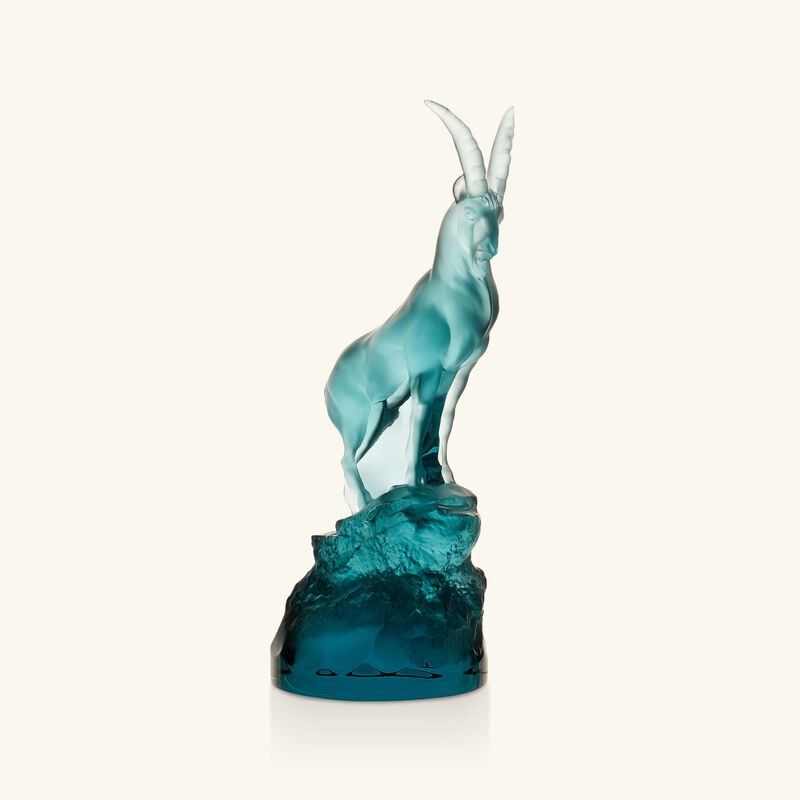 Terramineral Ibex Figurine Medium Blue lalique terramineral ibex figurine medium blue