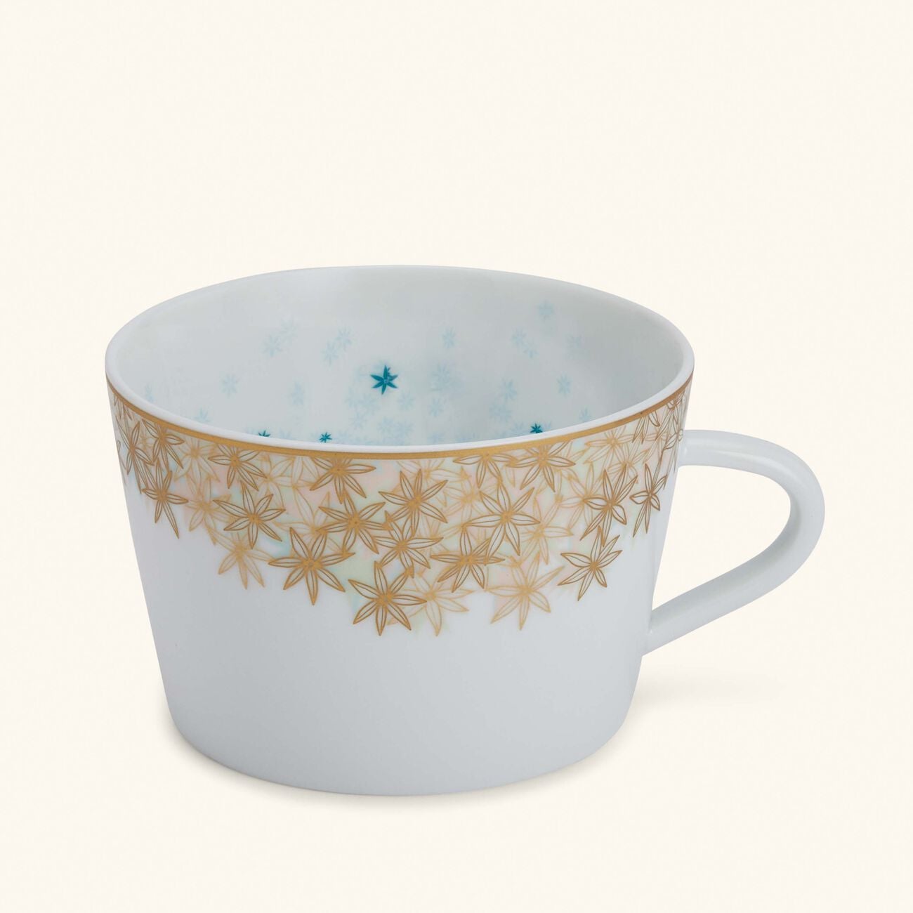 bernardaud feerie michael cailloux tea cup   saucer blue
