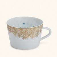 bernardaud feerie michael cailloux tea cup   saucer blue