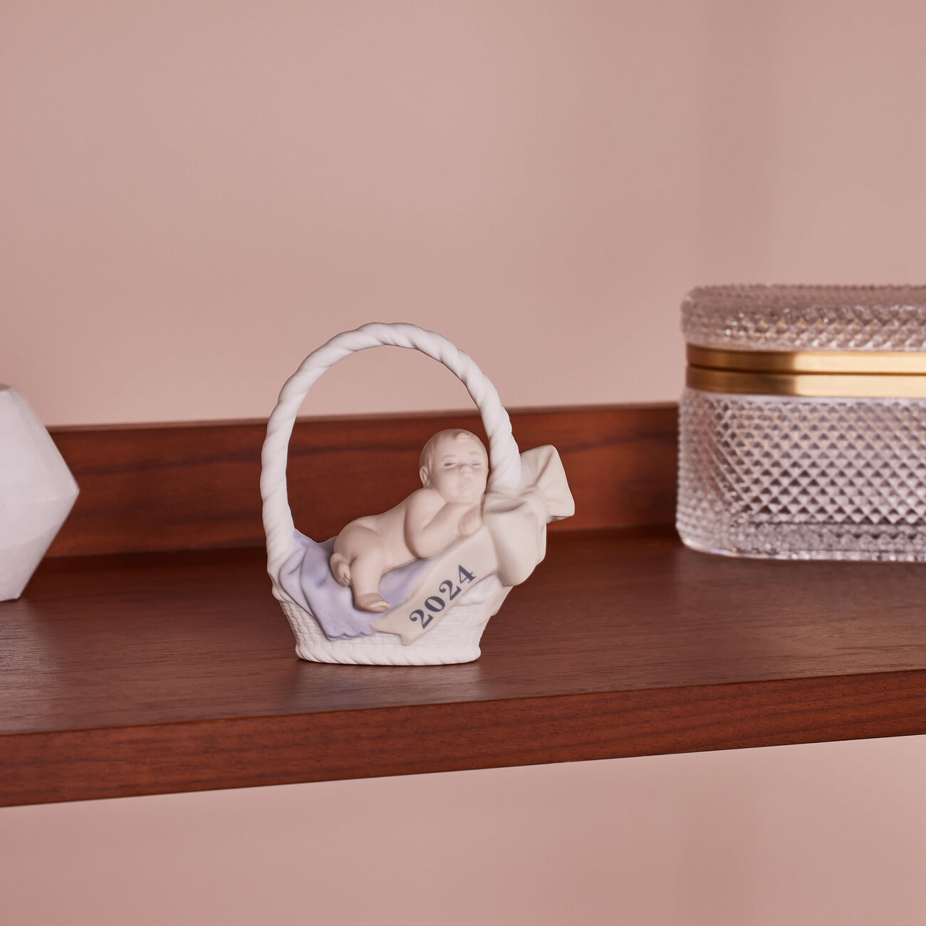 Born in 2024 Boy Figurine Small White lladro born in 2024 boy figurine small white